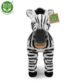 Plyšová zebra stojící 30 cm ECO-FRIENDLY RAPPA