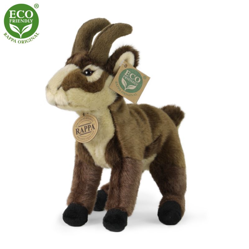 Plyšový kamzík stojící 20 cm ECO-FRIENDLY RAPPA