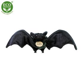 Plyšový netopýr černý 16 cm ECO-FRIENDLY RAPPA