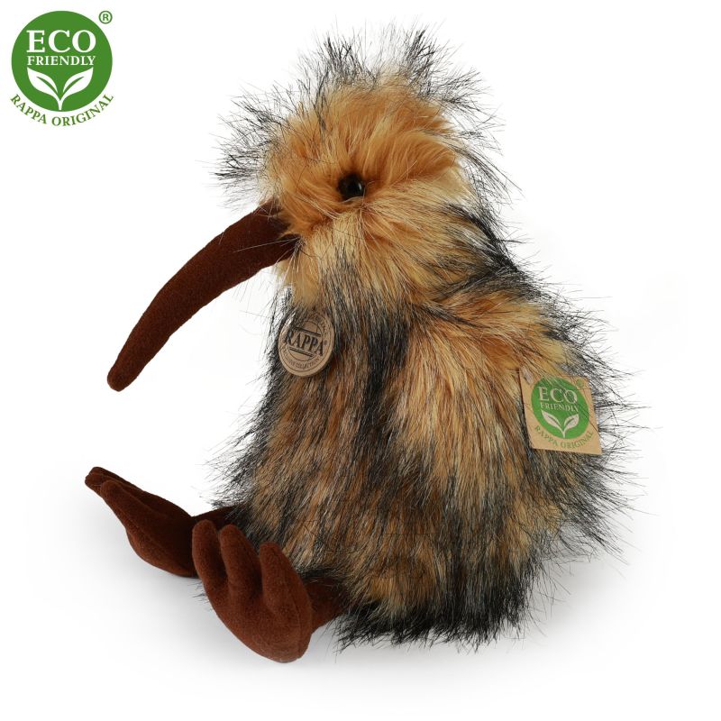 Plyšový pták kivi 23 cm ECO-FRIENDLY RAPPA