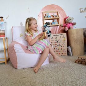Dětské JUNIOR křeslo plněné kuličkami New Baby Magic Fairy