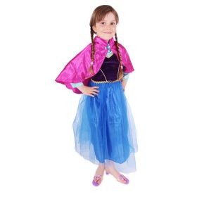 Dětský kostým princezna zimní království Anička DELUXE (M) e-obal RAPPA