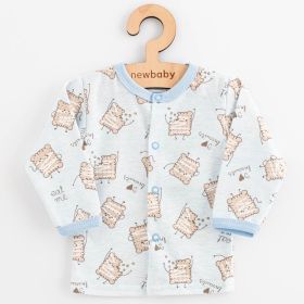 Kojenecký bavlněný kabátek New Baby Biscuits modrá | 68 (4-6m), 74 (6-9m)