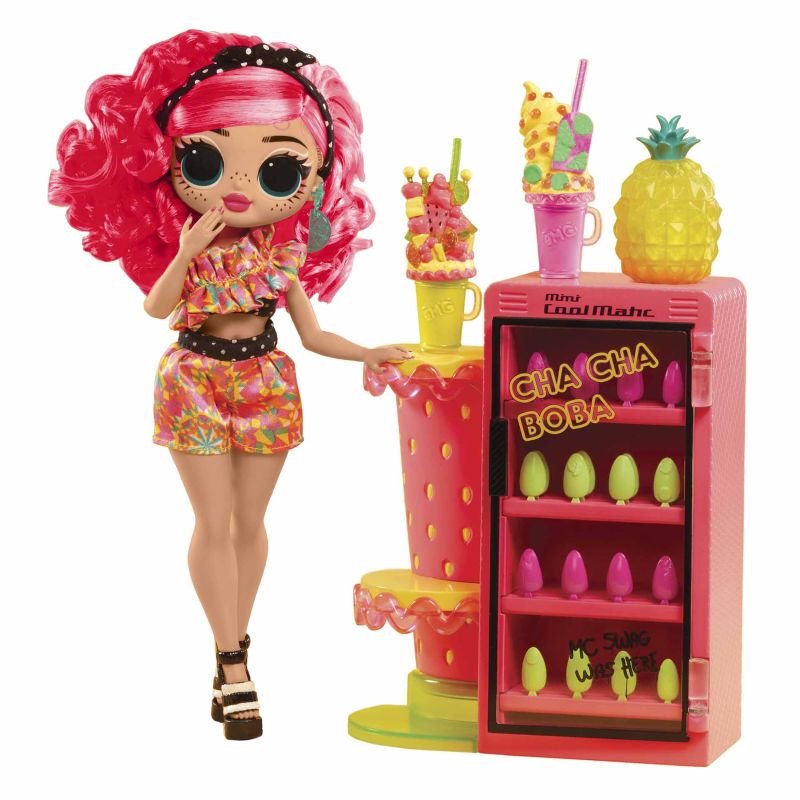 L.O.L. Surprise! OMG Nehtové studio s panenkou - Pinky Pops Fruit Shop MGA
