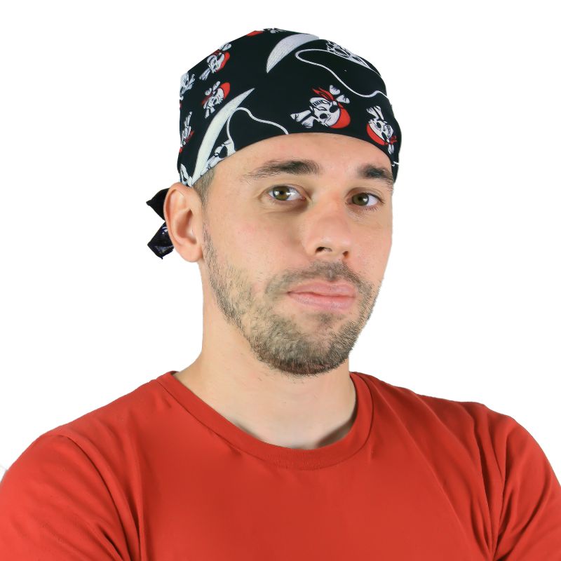 Šátek pirátský s lebkami RAPPA