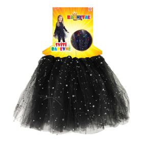 Sukně tutu svítící černá RAPPA