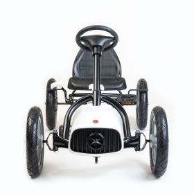 Dětská šlapací motokára Go-kart Baby Mix Buggy bílá