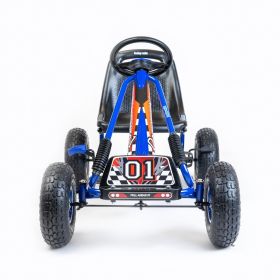 Dětská šlapací motokára Go-kart Baby Mix Razor modrá