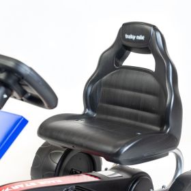 Dětská šlapací motokára Go-kart Baby Mix Speedy modrá