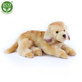 Plyšový pes zlatý retrívr ležící 32 cm ECO-FRIENDLY RAPPA