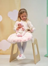 Llorens 73808 NEW BORN HOLČIČKA realistická panenka miminko s celovinylovým tělem 40 cm RAPPA