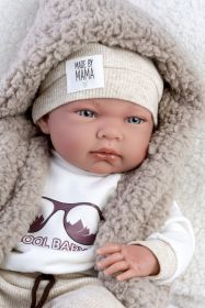 Llorens M738-99 obleček pro panenku miminko NEW BORN velikosti 40-42 cm RAPPA