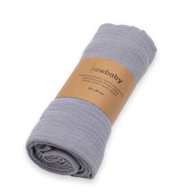 Mušelínová přikrývka New Baby grey