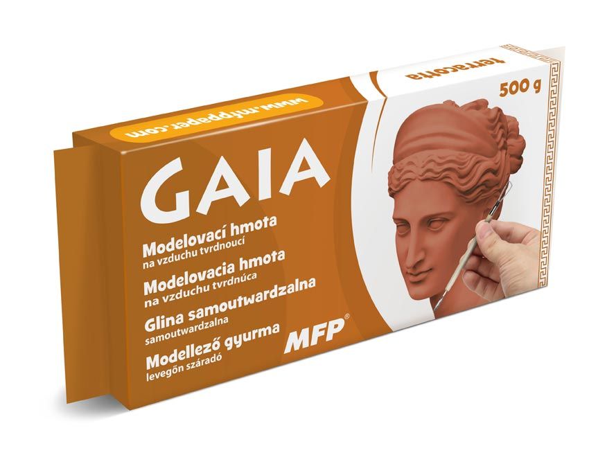 Modelovací hmota GAIA 500g terracotta MFP