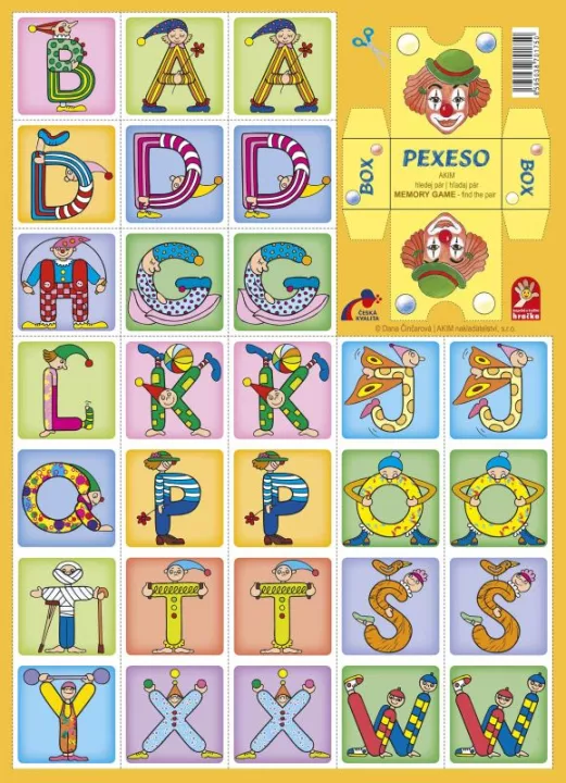 Pexeso Abeceda písmena RAPPA
