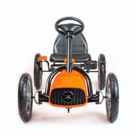 Dětská šlapací motokára Go-kart Baby Mix Buggy oranžová