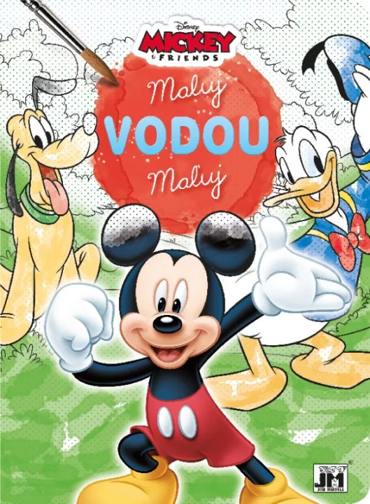 Omalovánka A4 Maluj vodou Mickey Mouse Jiri Models