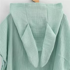 Dětské mušelínové pončo New Baby Feeling mint 50 cm Dle obrázku