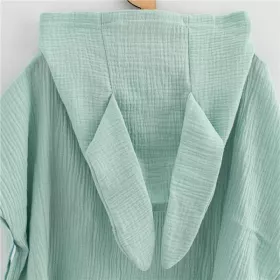 Dětské mušelínové pončo New Baby Feeling mint 80 cm Dle obrázku