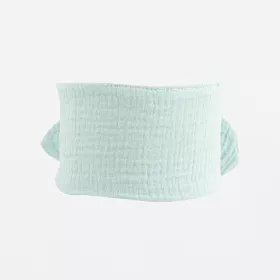 Kojenecká mušelínová čelenka New Baby Feeling šalvějová Zelená