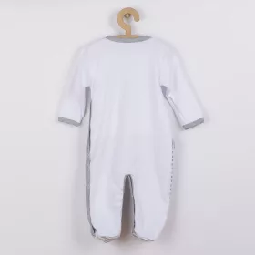 Kojenecký bavlněný overal New Baby Zebra exclusive Bílá