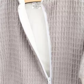 Kojenecký mušelínový overal s kapucí New Baby Comfort clothes šedá Šedá
