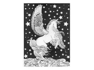 Omalovánky antistresové Jednorožci 3 210x290mm/32s MFP