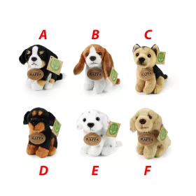 Plyšový pes sedící mix 12 cm ECO-FRIENDLY RAPPA