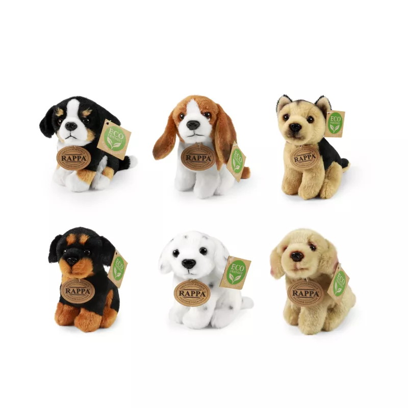 Plyšový pes sedící mix 12 cm ECO-FRIENDLY RAPPA