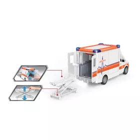 Auto sanitka se zvukem a světlem RAPPA