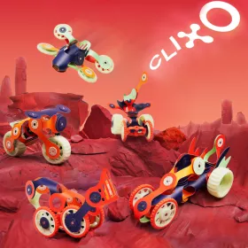 CLIXO Mars Rovers - magnetická stavebnice 30 kusů RAPPA