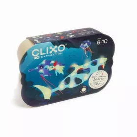 CLIXO Ocean Creatures - magnetická stavebnice 24 kusů RAPPA