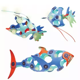 CLIXO Ocean Creatures - magnetická stavebnice 24 kusů RAPPA