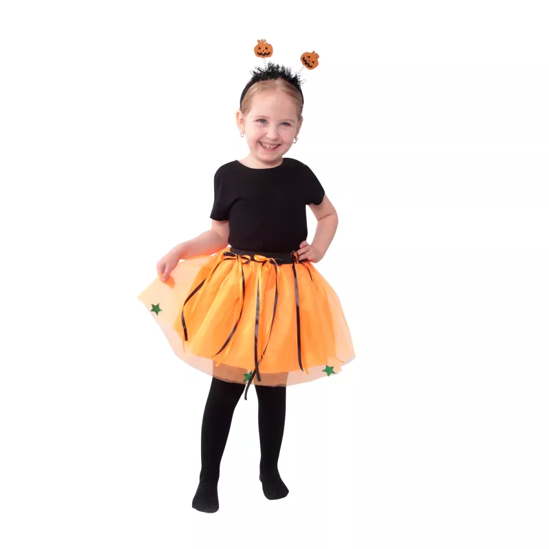 Dětský kostým halloween tutu sukně s čelenkou RAPPA