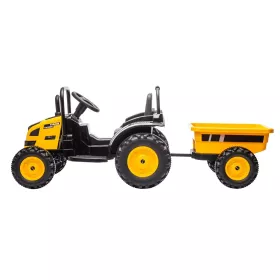 Elektrický traktor s vlečkou Milly Mally Farmer žlutý
