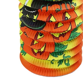 Lampion Halloween 15 cm se svítící hůlkou 40 cm RAPPA