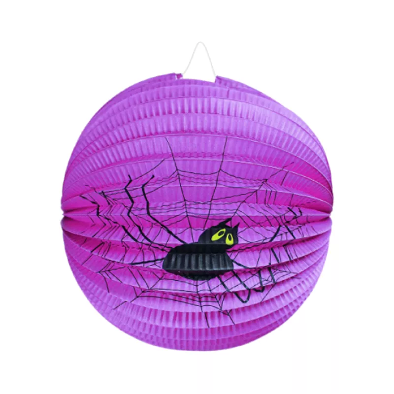 Lampion Halloween pavouk 25 cm RAPPA