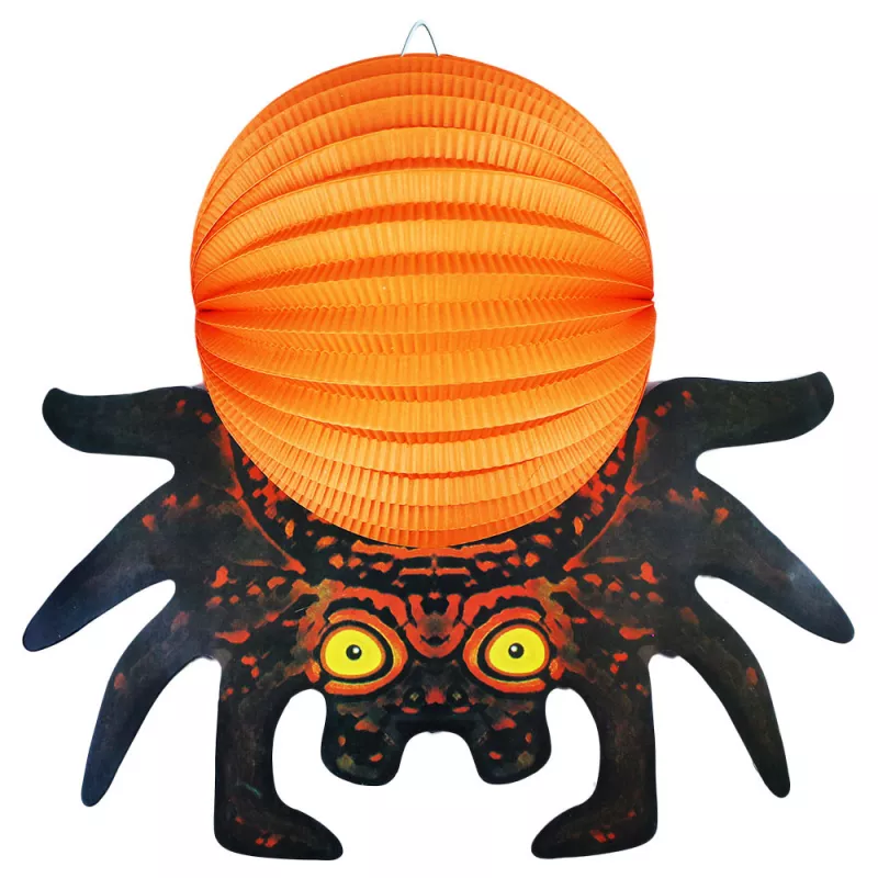 Lampion Halloween pavouk 3D 25 cm RAPPA