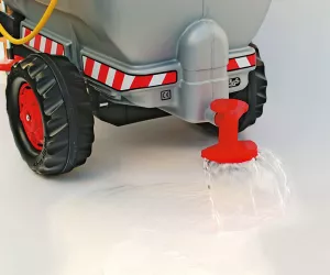 Cisterna s pumpou a stříkačkou Milly Mally Rolly Toys šedá