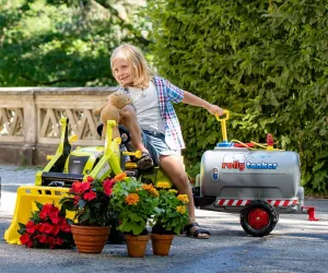 Cisterna s pumpou a stříkačkou Milly Mally Rolly Toys šedá