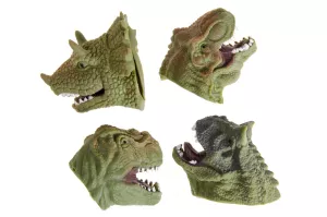 Dinosaurus hlava/prstová loutka 7,5x5 cm