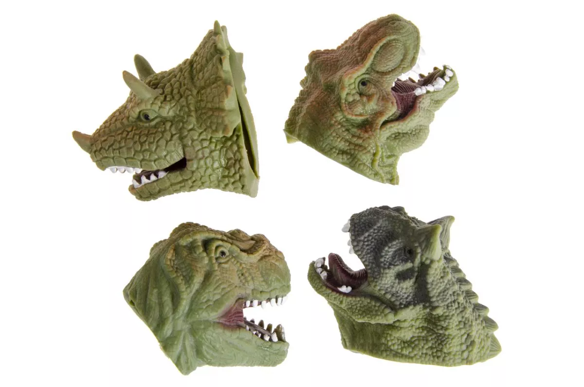 Dinosaurus hlava/prstová loutka 7,5x5 cm RAPPA