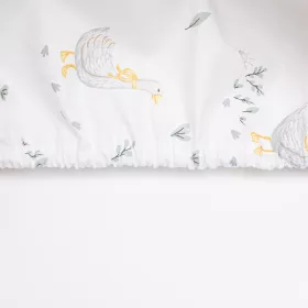 Bavlněné prostěradlo do kočárku New Baby Husičky 35x75cm