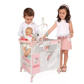 DeCuevas 53079 Skládací postýlka pro panenky s 5 funkčními doplňky KOALA 2024 RAPPA