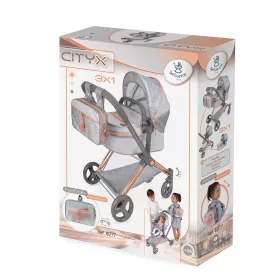 DeCuevas 81777 Skládací kočárek pro panenky 3 v 1 s batůžkem CITY X 2024 - 73 cm RAPPA