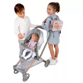 DeCuevas 81777 Skládací kočárek pro panenky 3 v 1 s batůžkem CITY X 2024 - 73 cm RAPPA