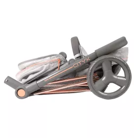 DeCuevas 81777 Skládací kočárek pro panenky 3 v 1 s batůžkem CITY X 2024 - 73 cm RAPPA