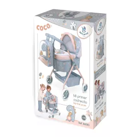 DeCuevas 86080 Můj první kočárek pro panenky s batůžkem COCO 2024 - 56 cm RAPPA