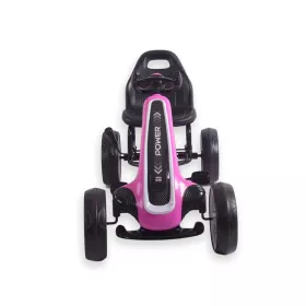 Dětská šlapací motokára Go-kart Milly Mally Power růžová