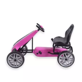 Dětská šlapací motokára Go-kart Milly Mally Power růžová